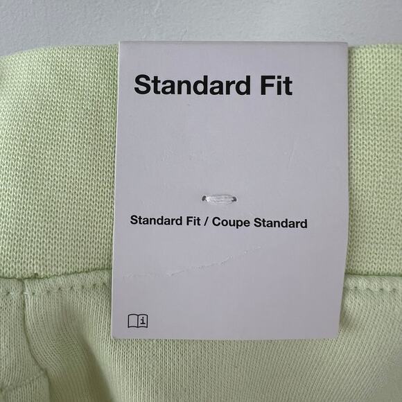 NIKE Sportswear Club Fleece Green Sweatpants Cotton Ribbed Cuff Size Large L NEW - Picture 8 of 11